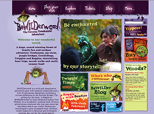 BeWILDerwood website