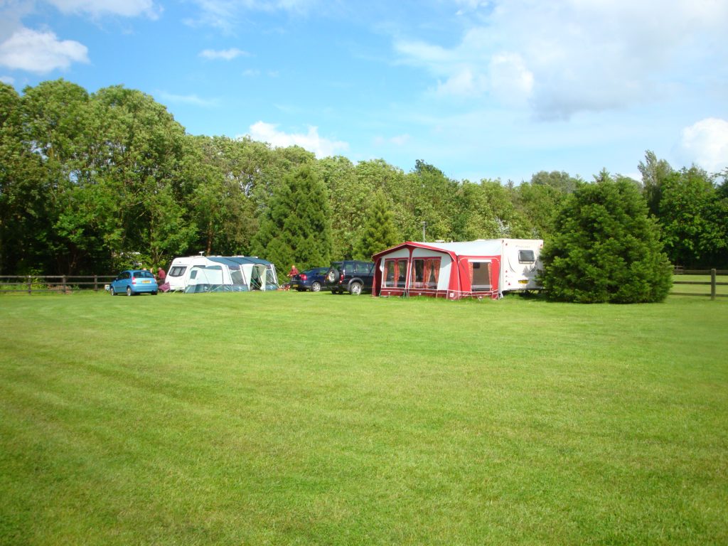 View over campsite