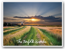 norfok-broards nofolk, feilds on the broads